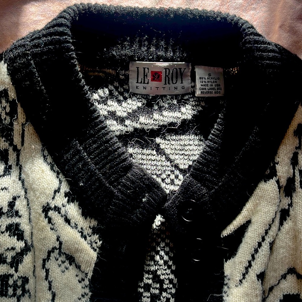 Le Roy Knittint vintage sweater